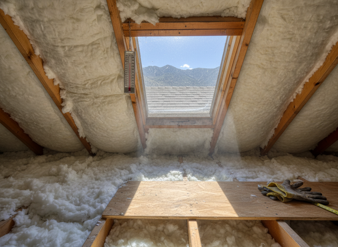 Attic Insulation and Summer Heat Gain Near Big Cottonwood Canyon