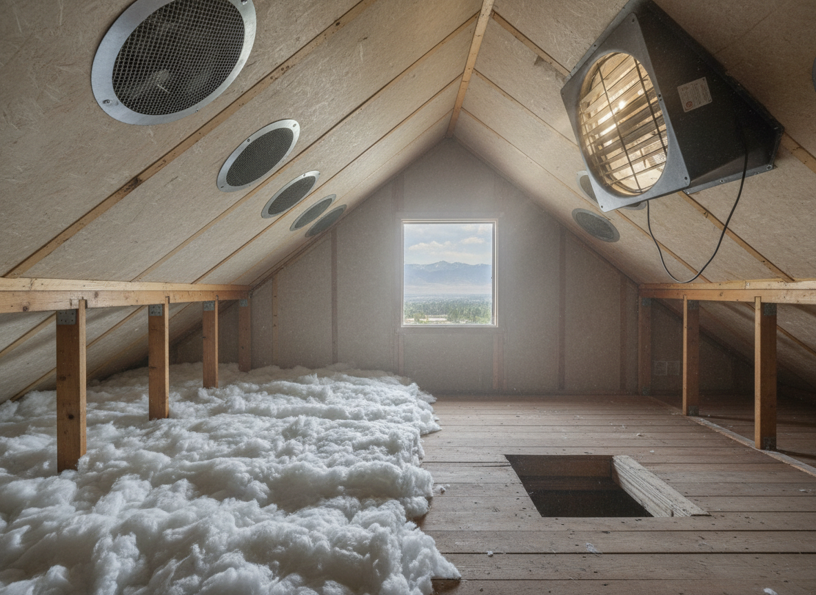 Balancing Attic Insulation with Ventilation During Utah Inversions