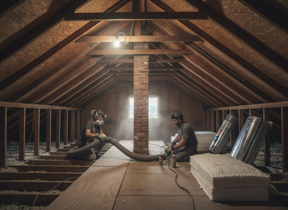 Fixing Drafty Attics in Pre-1980 Holladay Houses