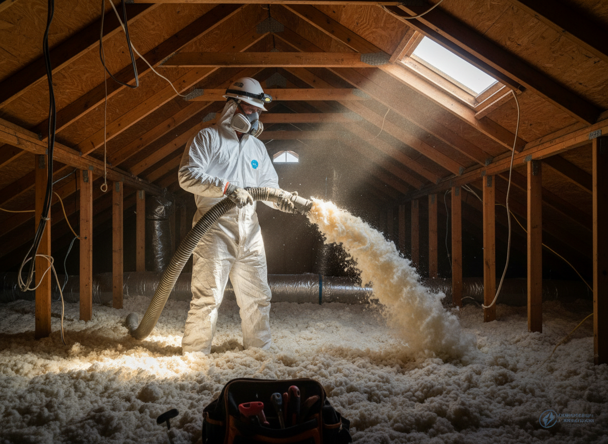 Attic Insulation by Ridgewarm Circle in Holladay, UT