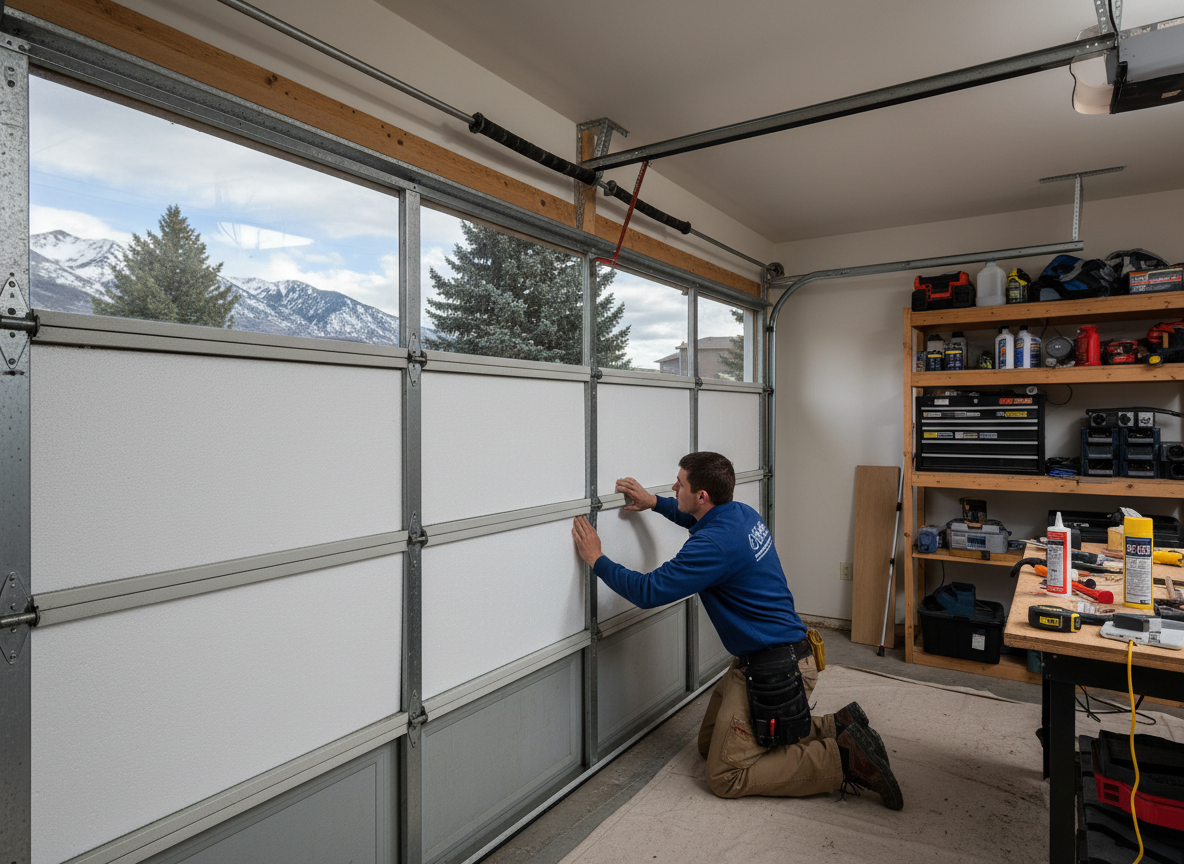 Garage Door Insulation in Holladay, UT